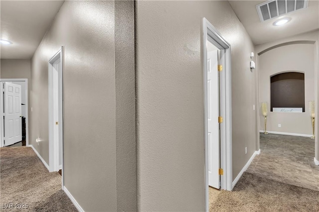 9362 Wilderness Glen Ave, Las Vegas, NV 89178 - hall with carpet floors and baseboards