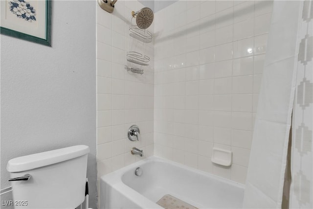 9362 Wilderness Glen Ave, Las Vegas, NV 89178 - full bathroom featuring toilet and shower / bath combination with curtain