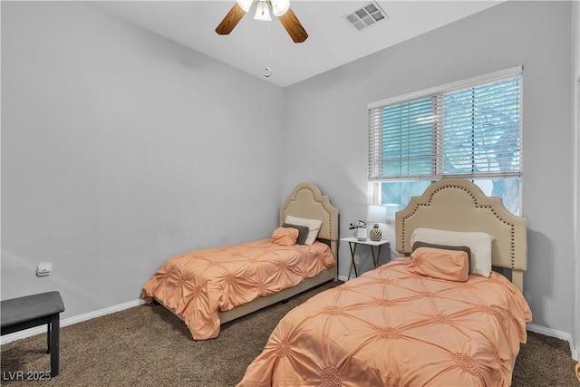9362 Wilderness Glen Ave, Las Vegas, NV 89178 - bedroom featuring carpet, baseboards, and a ceiling fan
