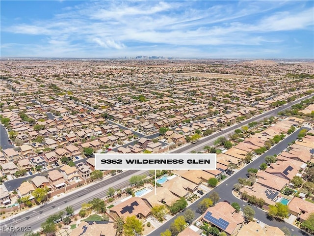 9362 Wilderness Glen Ave, Las Vegas, NV 89178 - aerial view of property's location with nearby suburban area