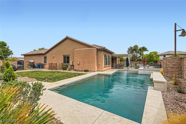 7404 Eggshell Dr, North Las Vegas, NV 89084 - view of pool featuring a fenced backyard and a patio