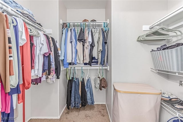 7912 Horn Beam Ct, Las Vegas, NV 89131 - walk in closet featuring carpet floors