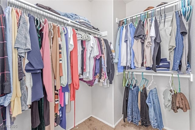 7912 Horn Beam Ct, Las Vegas, NV 89131 - walk in closet featuring carpet