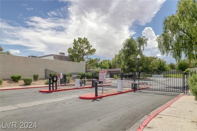 3660 Haverhill St, Las Vegas, NV 89121 - view of property's community featuring a gate and fence