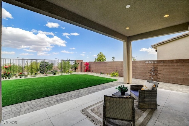 350 Gandara St, Las Vegas, NV 89138 - view of patio