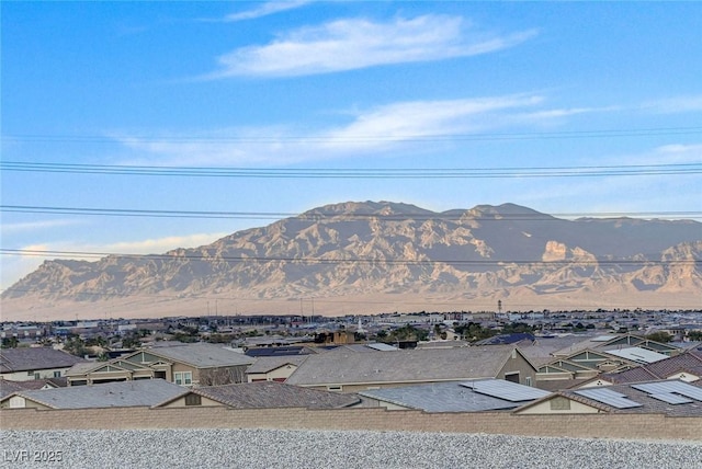 5236 Sunstone Mesa Dr, Las Vegas, NV 89166 - view of mountain backdrop with nearby suburban area