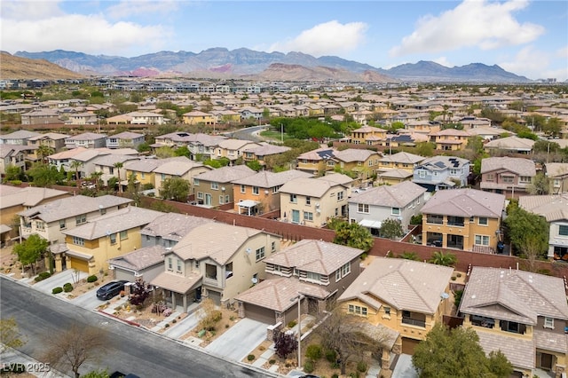 10440 Bay Ginger Ln, Las Vegas, NV 89135 - aerial view of residential area featuring a mountainous background