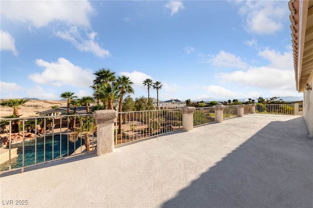 6999 Stone Meadows Ave, Las Vegas, NV 89142 - view of patio with a swimming pool
