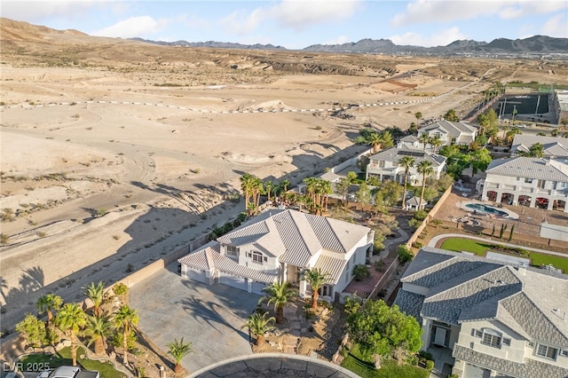 6999 Stone Meadows Ave, Las Vegas, NV 89142 - aerial perspective of suburban area featuring mountains