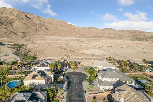 6999 Stone Meadows Ave, Las Vegas, NV 89142 - aerial perspective of suburban area with a mountainous background