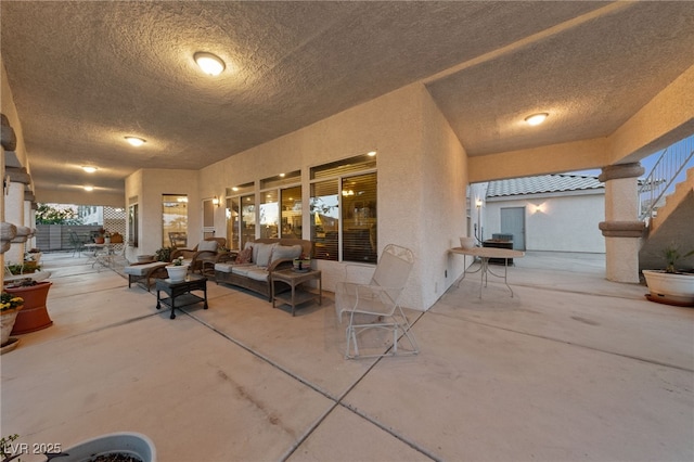 6999 Stone Meadows Ave, Las Vegas, NV 89142 - view of patio with an outdoor living space