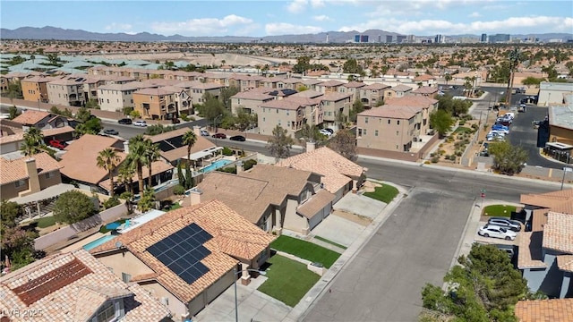8714 Las Posas Ave, Las Vegas, NV 89147 - aerial perspective of suburban area with mountains