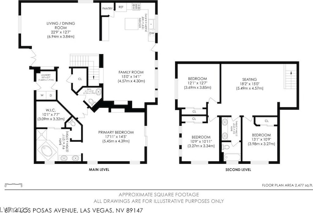 8714 Las Posas Ave, Las Vegas, NV 89147 - home floor plan