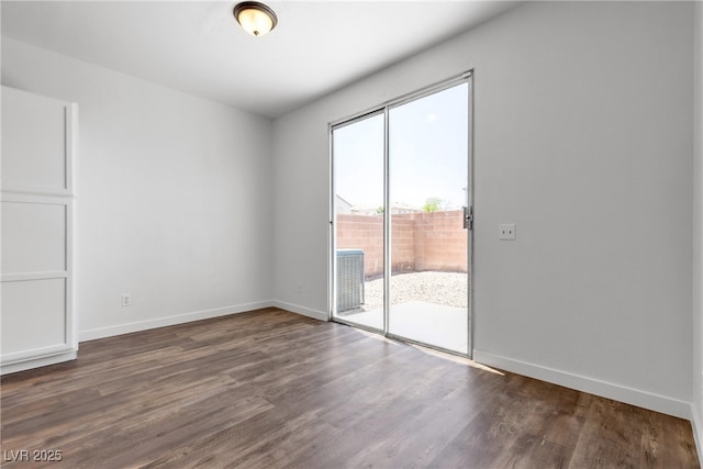 4149 Dignified Ct, North Las Vegas, NV 89032 - unfurnished room with wood finished floors and baseboards