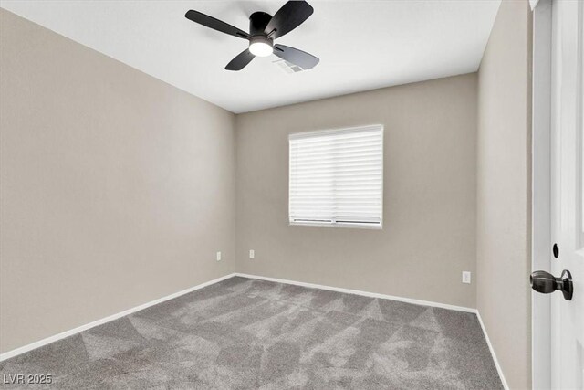 10230 Viterbo St, Las Vegas, NV 89183 - carpeted empty room with ceiling fan and baseboards