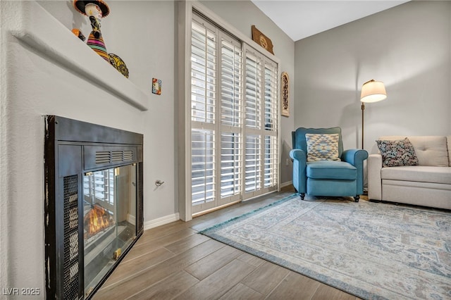 8501 W University Ave Unit 1083, Las Vegas, NV 89147 - living area featuring wood finished floors and baseboards