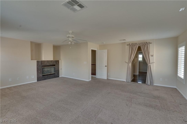 5912 Kit Cove Ct, Las Vegas, NV 89131 - unfurnished living room with carpet floors and baseboards