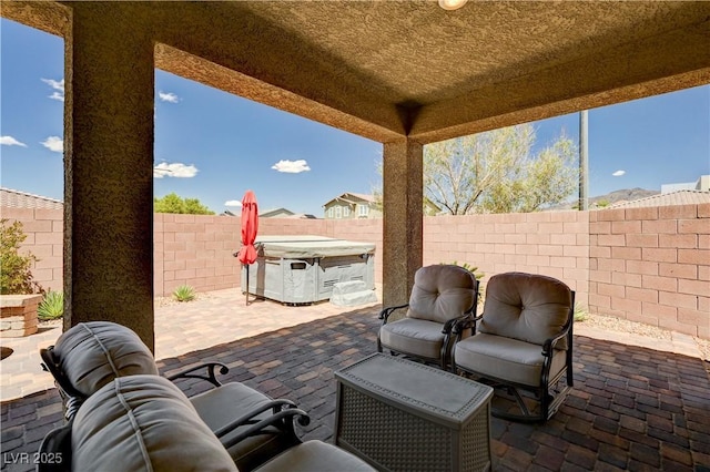 2902 Ventana Ridge Ave, Henderson, NV 89044 - view of patio / terrace featuring a fenced backyard