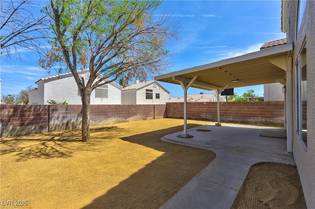 1724 Navajo Lake Way, Las Vegas, NV 89128 - fenced backyard with a patio