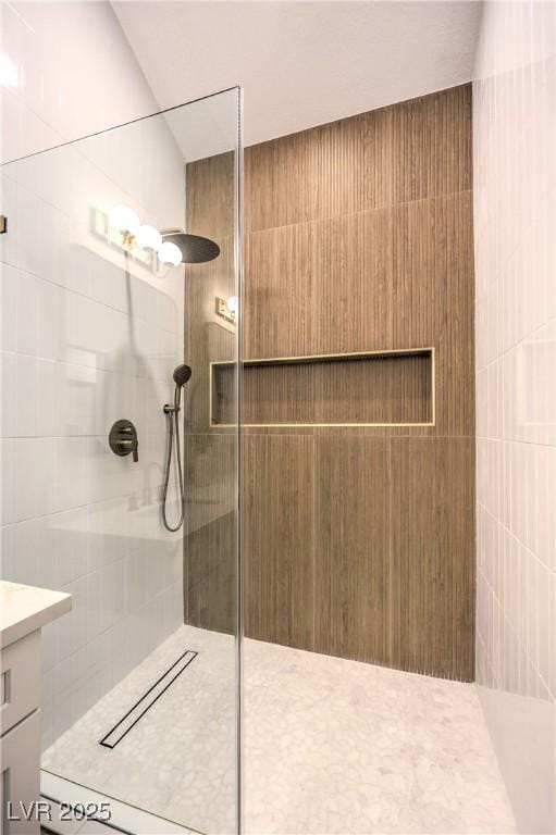 5010 Crooked Stick Way, Las Vegas, NV 89113 - full bath with a walk in shower and vanity