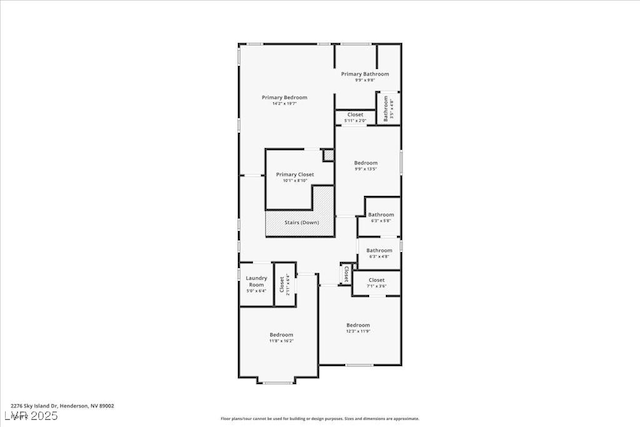 2276 Sky Island Dr, Henderson, NV 89002 - view of property floor plan