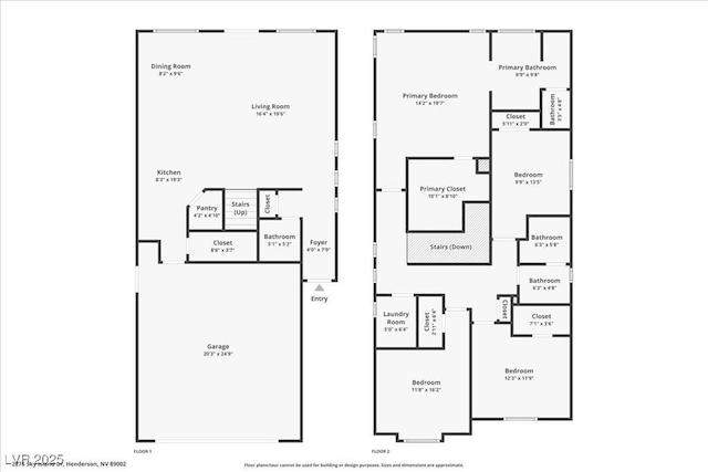 2276 Sky Island Dr, Henderson, NV 89002 - view of floor plan / room layout