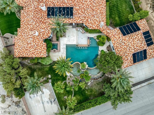 8130 Cassian Ct, Las Vegas, NV 89129 - view from above of property