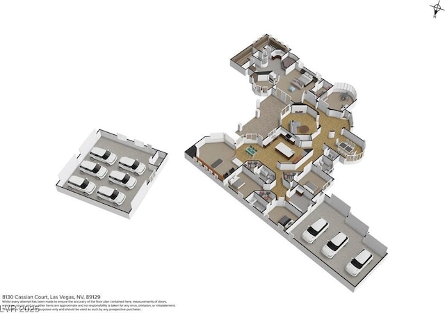 8130 Cassian Ct, Las Vegas, NV 89129 - floor plan / room layout