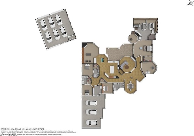 8130 Cassian Ct, Las Vegas, NV 89129 - property floor plan