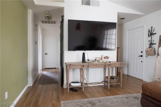 5400 Tassara Way Unit 106, Las Vegas, NV 89108 - living room featuring wood finished floors and baseboards