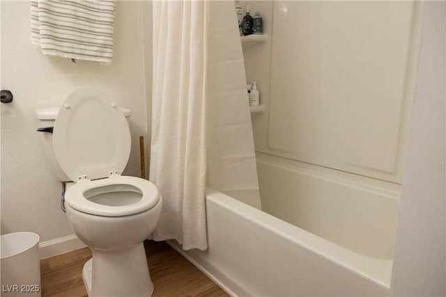 5400 Tassara Way Unit 106, Las Vegas, NV 89108 - bathroom with wood finished floors, toilet, and baseboards