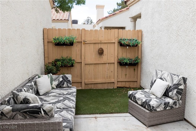 5400 Tassara Way Unit 106, Las Vegas, NV 89108 - view of patio with fence