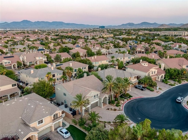 11158 Antonine Wall Ct, Las Vegas, NV 89141 - aerial perspective of suburban area featuring a mountain backdrop