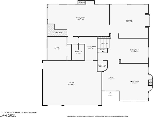 11158 Antonine Wall Ct, Las Vegas, NV 89141 - room layout