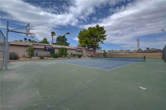 227 N Lamb Blvd Unit B, Las Vegas, NV 89110 - view of tennis court featuring fence