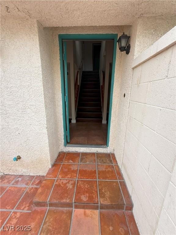 7969 Cina Ave, Las Vegas, NV 89147 - view of exterior entry featuring stucco siding