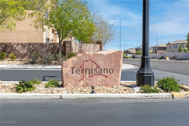 7641 Lani Dawn St, Las Vegas, NV 89149 - community / neighborhood sign with fence and a residential view