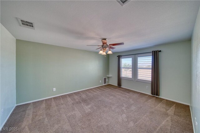 5460 Chippewa, Pahrump, NV 89061 - unfurnished room featuring carpet flooring, ceiling fan, baseboards, and a textured ceiling