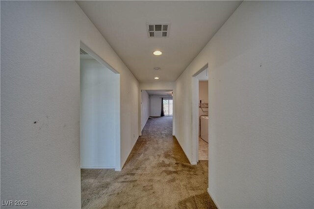 5460 Chippewa, Pahrump, NV 89061 - corridor with light carpet, recessed lighting, and baseboards