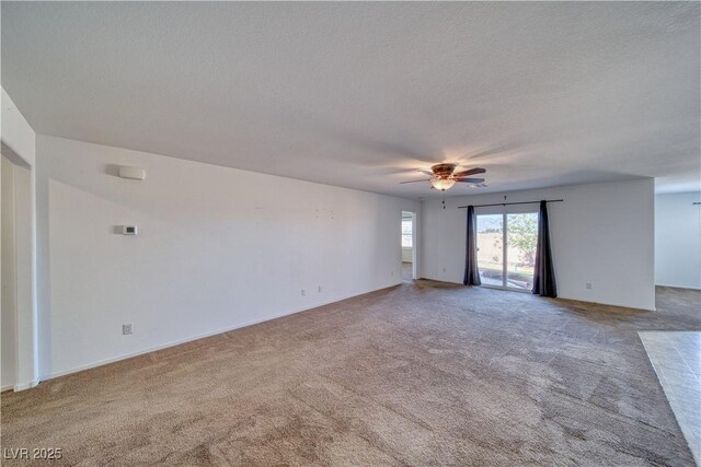 5460 Chippewa, Pahrump, NV 89061 - carpeted empty room with ceiling fan and a textured ceiling