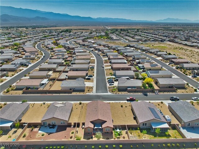 5460 Chippewa, Pahrump, NV 89061 - aerial perspective of suburban area with a mountainous background