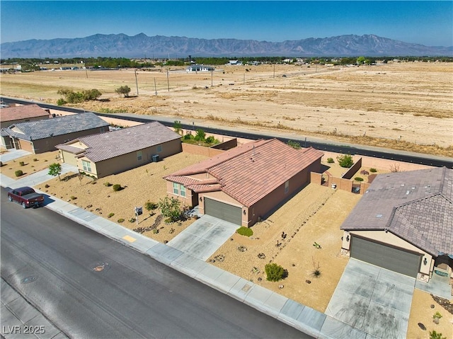 5460 Chippewa, Pahrump, NV 89061 - aerial view of sparsely populated area featuring a mountain backdrop
