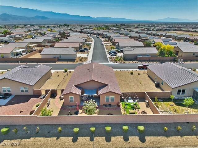 5460 Chippewa, Pahrump, NV 89061 - aerial perspective of suburban area with a mountainous background