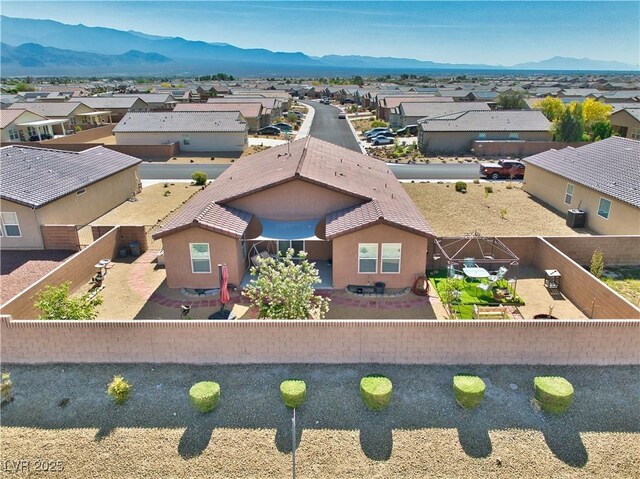 5460 Chippewa, Pahrump, NV 89061 - aerial perspective of suburban area featuring a mountainous background
