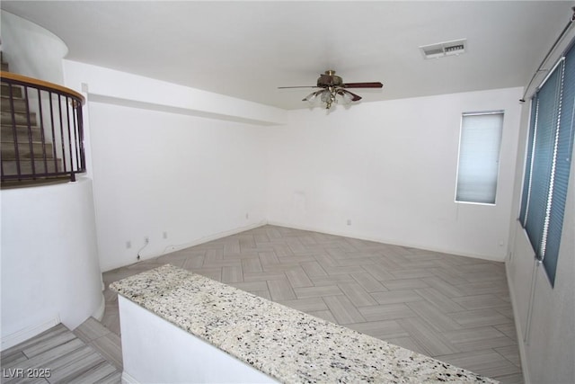 3440 Crystal Tower St, Las Vegas, NV 89129 - unfurnished room with ceiling fan and baseboards