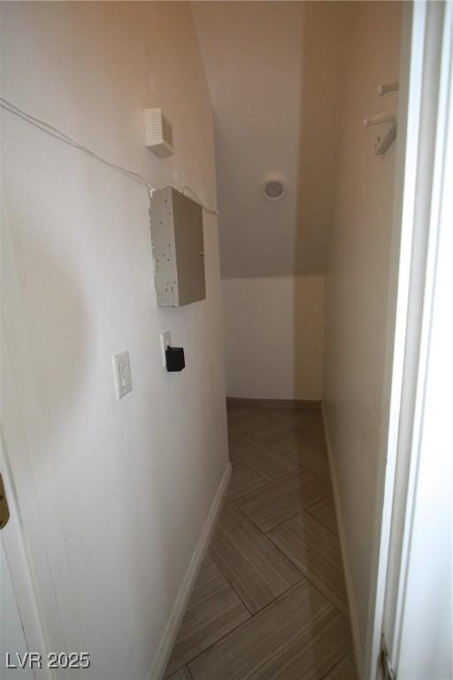 3440 Crystal Tower St, Las Vegas, NV 89129 - hall with baseboards and electric panel