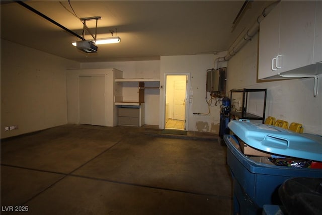3440 Crystal Tower St, Las Vegas, NV 89129 - garage with water heater and a garage door opener