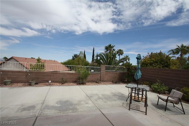 3440 Crystal Tower St, Las Vegas, NV 89129 - view of patio / terrace with a fenced backyard