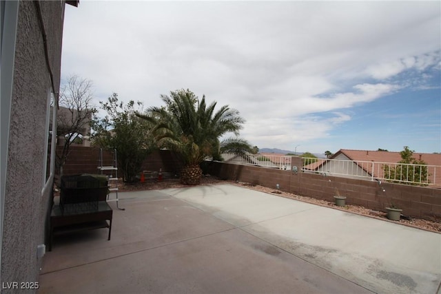 3440 Crystal Tower St, Las Vegas, NV 89129 - view of patio with a fenced backyard