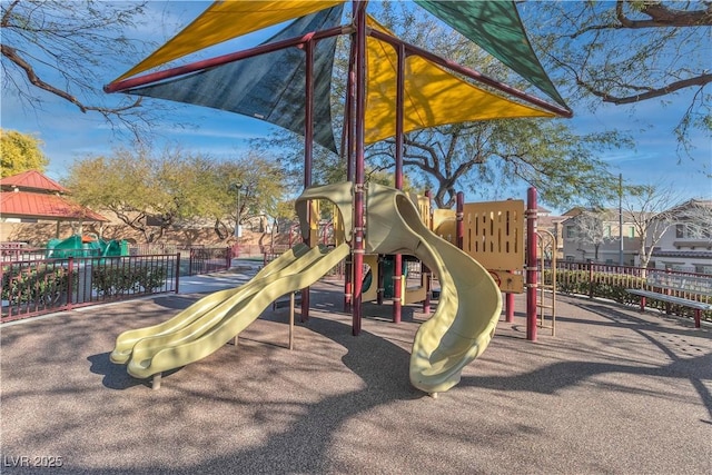 7632 Calico Fields St, Las Vegas, NV 89149 - community play area with fence